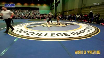 46 lbs Round Of 16 - Autumn Rose Mascoto, FLOW Academy vs Khloe Alvarado, Kalispell Wrestling Club