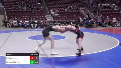 139 lbs Round Of 16 - Ryland Sakers, Canton Jr Sr vs Nathan Moschak, Berks Catholic