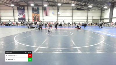 135 lbs Round Of 64 - Alex Hamsher, OH vs Amanuel Kahsai, NC