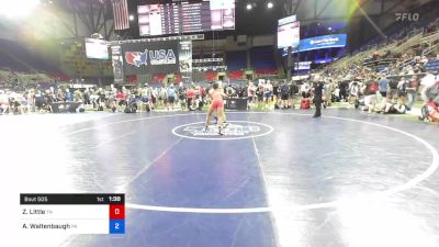 145 lbs Rnd Of 64 - Zachery Little, Tennessee vs Arment Waltenbaugh, Pennsylvania