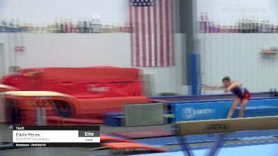 Eddie Penev - Vault, U.S.O.P.T.C. Gymnastics - 2021 April Men's Senior National Team Camp