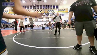 64 lbs Semifinal - Asher Murray, Claremore Wrestling Club vs Walker Lewis, Dark Cloud Wrestling Club