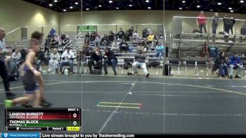 78 lbs Round 1 (6 Team) - Thomas Block, Mi Pitbull vs Landon Burkett, Contenders WA Green