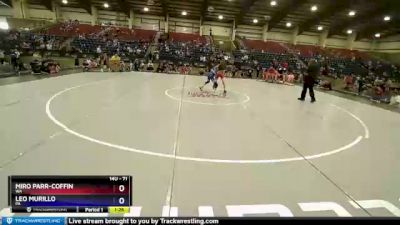 71 lbs 1st Place Match - Miro Parr-Coffin, WA vs Leo Murillo, PA