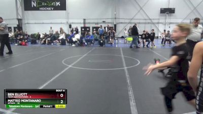 72 lbs Round 3 (4 Team) - Matteo Montanaro, Attack vs Ben Elliott, Team Germantown