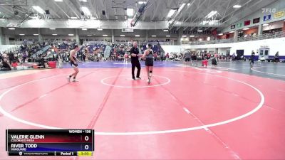 136 lbs Cons. Round 5 - River Todd, Vanguard vs Valerie Glenn, Colorado Mesa