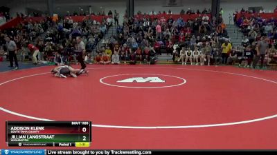 110 C 1st Place Match - Addison Klenk, South Tama County vs Jillian Langstraat, Washington