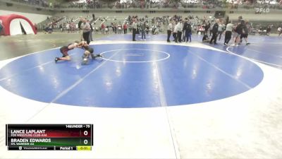 75 lbs 3rd Place Match - Lance Laplant, Fox Wrestling Club-AAA vs Braden Edwards, STL Warrior-AA 