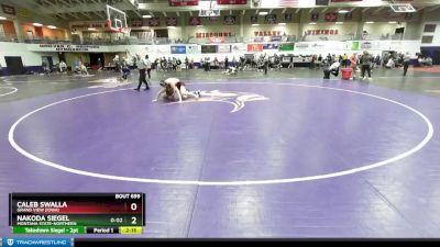 174 lbs Quarterfinal - Nakoda Siegel, Montana State-Northern vs Caleb Swalla, Grand View (Iowa)