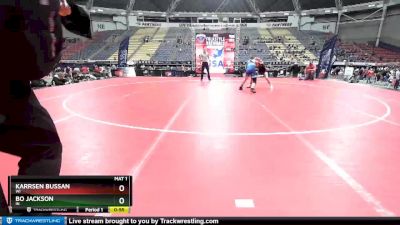 119 lbs Quarterfinal - Karrsen Bussan, WI vs Bo Jackson, IN