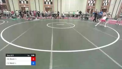 94 lbs Rr Rnd 4 - Kael Davis, Pa vs Van Ward, Pa