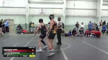 92 lbs Round 7 (8 Team) - Austin Bickerton, Ohio Rampage vs Brandon Veno, Terps Xtreme