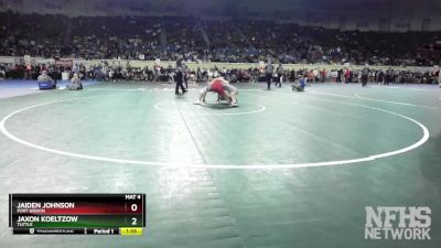 4A-144 lbs Semifinal - Jaxon Koeltzow, Tuttle vs Jaiden Johnson, Fort Gibson