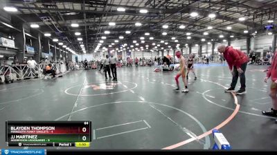 64 lbs Rd# 10- 4:00pm Saturday Final Pool - JJ Martinez, Aggression Legionaries vs Blayden Thompson, Minnesota Funky Singlets