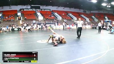 140 lbs Quarterfinal - Blake Jones, Lawrence North vs Cale Stonitsch, LWWC