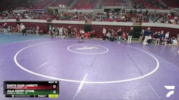 132 lbs 2nd Wrestleback And Semi-finals (16 Team) - Julia Kempf-Stone, Amarillo Tascosa vs Sakiya Dade-Jarrett, Dallas Hillcrest