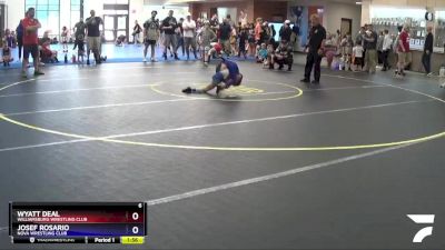 49 lbs Round 3 - Wyatt Deal, Williamsburg Wrestling Club vs Josef Rosario, NOVA Wrestling Club