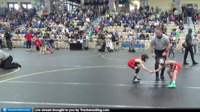 50 lbs Quarterfinal - Bohdi Tsikerdanos, Warhawks vs Kaine Salisbury, Rampage