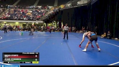 115 lbs Quarterfinal - BROCK STORTZ, NEIWC vs Ryker Schingeck, X-Factor Elite