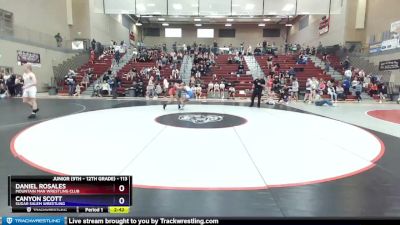 113 lbs Quarterfinal - Daniel Rosales, Mountain Man Wrestling Club vs Canyon Scott, Sugar Salem Wrestling