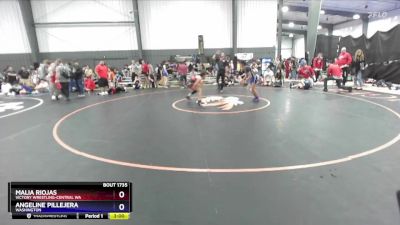 105 lbs 1st Place Match - Malia Riojas, Victory Wrestling-Central WA vs Angeline Pillejera, Washington