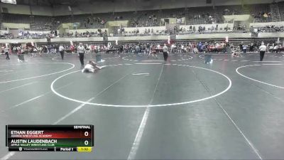 119 lbs Semifinal - Austin Laudenbach, Apple Valley Wrestling Club vs Ethan Eggert, Askren Wrestling Academy