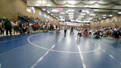 175 lbs Quarterfinal - Nickolas La Notte, Wasatch vs Lukas Turner, Uintah Jr High Wrestling