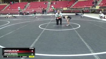 55 lbs Cons. Round 5 - Armani Benitez, JUIC3 ACAD3MY WRESTLING vs Jackson Aguilar, Jaguar Wrestling Club