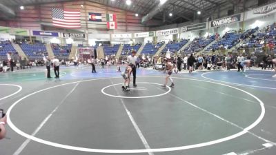 77 lbs Quarterfinal - Isaiah Baca, NM Bad Boyz vs Sonny Gonzalez, Pikes Peak Warriors