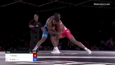 87 kg Round 2 - Timothy Young, Illinois vs Alan Vera, New York Athletic Club