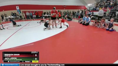 66-69 lbs Round 3 - Brenson Swain, Eaton WC vs Jack Larson, Platte Valley Jr. Wrestling