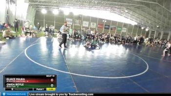 59 lbs Semis & Wb (16 Team) - Eliace Majka, Black Fox Wrestling vs Owen Boyle, Bear Cave