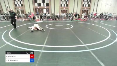 132 lbs Consi Of 8 #1 - Elijah Farias, Me vs Brodie Altman, Va