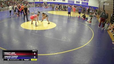 105 lbs Round 3 - Rhiley Lees, La Grande Mat Club vs Sarahi Chavez, All-Phase Wrestling