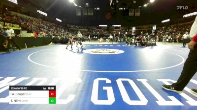 110 lbs Consi Of 8 #2 - Abbi Cooper, Clayton Valley vs Tori Niimi, Granite Bay