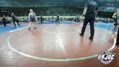 200 lbs Rr Rnd 2 - Andrea Cox, Hennessey Takedown Club vs Emma Bomboy, Coweta Tiger Wrestling