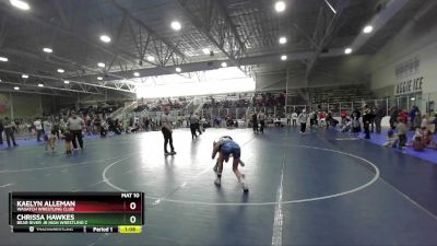 120 lbs 3rd Place Match - Chrissa Hawkes, Bear River Jr High Wrestling C vs Kaelyn Alleman, Wasatch Wrestling Club