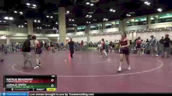 145 lbs Quarters & Wb (16 Team) - Loralei Smith, Charlie`s Angels- GA Pink vs Natalie Beaumomt, Charlie`s Angels-IL Pink