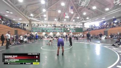 144 lbs Semifinal - Sam Weinberg, La Costa Canyon vs Dominic Ruiz, Spanish Springs