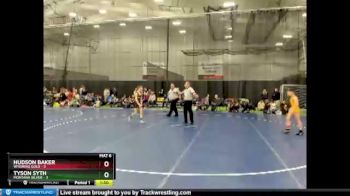 85 lbs Round 2 (6 Team) - Hudson Baker, Wyoming Gold vs Tyson Syth, Montana Silver