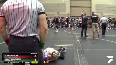 58 lbs Placement - Kinley Pederson, Untouchables vs Alisha Genore, Beast Mode WA Green