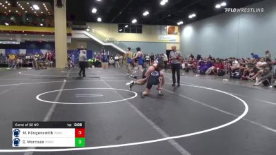 165 lbs Consi Of 32 #2 - Maxwell Klingensmith, Penn State WC vs Caden Morrison, Penn State WC