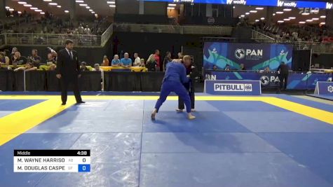 MIKE WAYNE HARRISON vs MICHAEL DOUGLAS CASPER 2024 Pan Jiu Jitsu IBJJF Championship