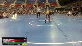 145 lbs Finals (8 Team) - Webeline Naklen, E3-Fargo vs Trisa Schroeder, E2-Carrington