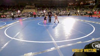 60 lbs Quarterfinal - Addilyn Westfahl, Iron Grapplers Wrestling Club vs Lennox Theis, New Prague Wrestling