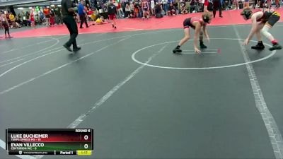 84 lbs Round 6 (10 Team) - Luke Bucheimer, Terps Xpress MS vs Evan Villecco, Centurion WC