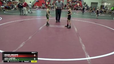 50 lbs Round 1 (4 Team) - Levi Carter, North Region Team B vs Drake Grooms, East Region Team B