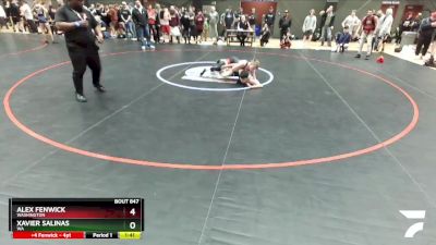 132 lbs Champ. Round 1 - Alex Fenwick, Washington vs Xavier Salinas, WA