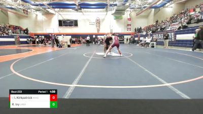 140 lbs Cons. Round 2 - Isabella Kirkpatrick, Kankakee (Sr.) vs Rickasia Ivy, Urbana (H.S.)