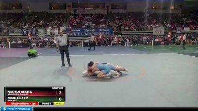 D 2 106 lbs Cons. Round 3 - Nathan Hester, Archbishop Rummel vs Noah Miller, Parkway